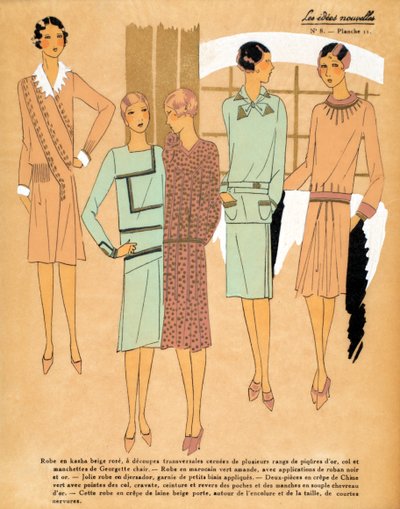 Beş Günlük Elbiseler, Yeni Fikirler by French School