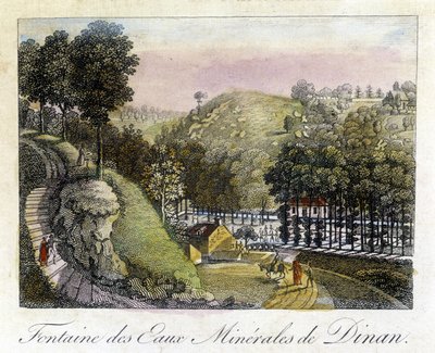 Dinan maden sularının çeşmesi by French School