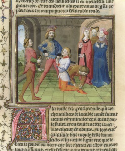 Fr.120 f.522v La Quite de Saint Graal
