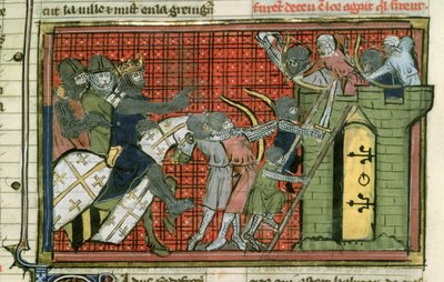 Fr 22495 f.36r Le Roman de Godefroi de Bouillon