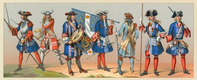 Fransa XVII-XVIII.Yüzyıl Kostümü by French School