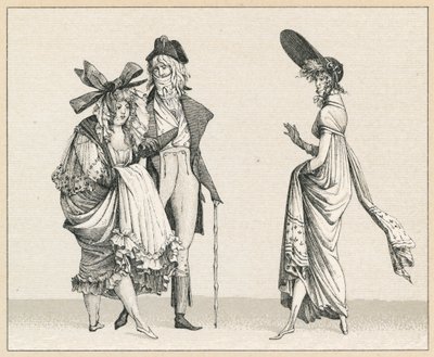 Fransa XVIII.Yüzyıl Kostümü by French School