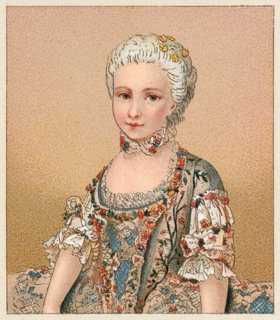 Fransa XVIII.Yüzyıl Kostümü by French School