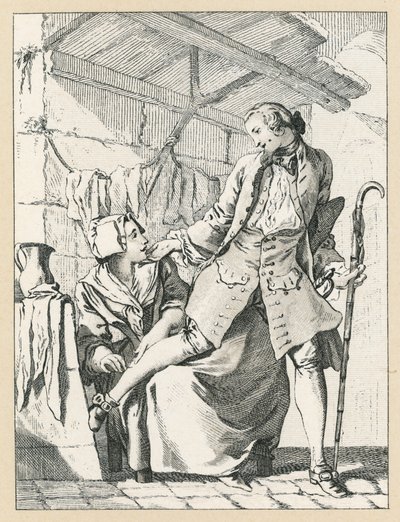 Fransa XVIII.Yüzyıl Kostümü by French School