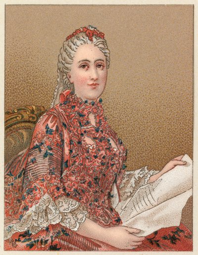 Fransa XVIII.Yüzyıl Kostümü by French School