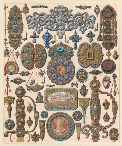 Fransa XVIII.Yüzyıl Kostümü by French School