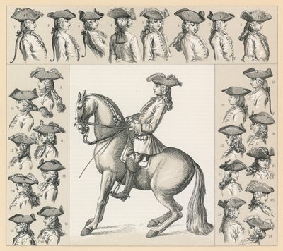 Fransa XVIII.Yüzyıl Kostümü by French School