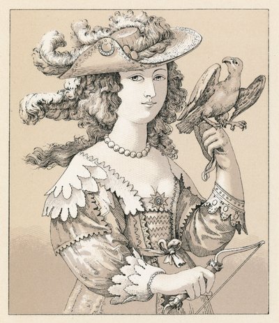 Fransa XVII.Yüzyıl Kostümü by French School