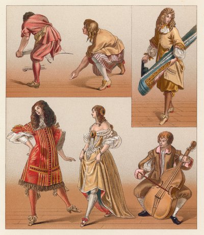 Fransa XVII.Yüzyıl Kostümü by French School