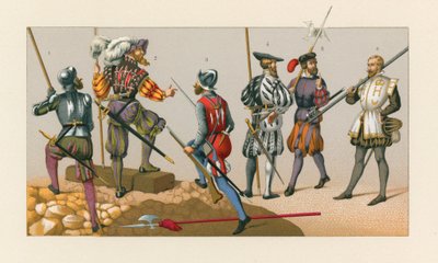Fransa XVI. Yüzyıl Kostümü by French School