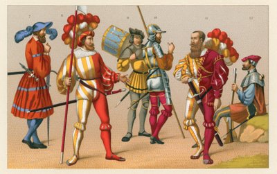 Fransa XVI. Yüzyıl Kostümü by French School