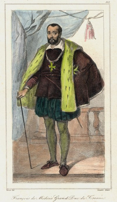 Francesco de Medici (Francis de Medicis), Toskana Büyük Dükü (1541 - 1587) Medici