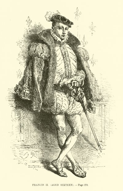 Francis II, on altı yaşında by French School