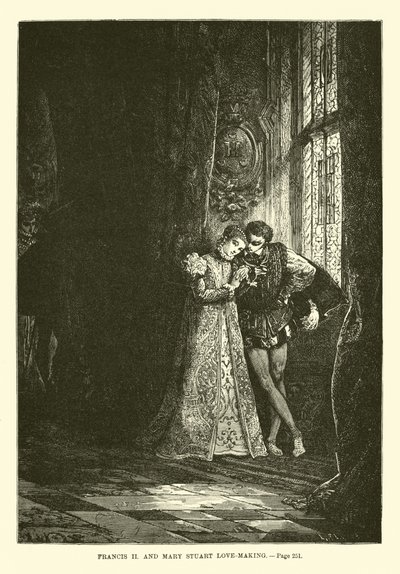 Francis II ve Mary Stuart sevişiyor by French School
