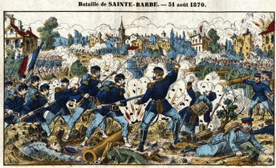 Fransa-Prusya Savaşı - Sainte-Barbe Muharebesi (Noisseville Muharebesi) 31 Ağustos by French School