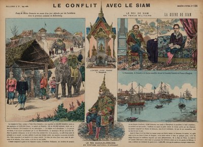 Fransız-Siyam Savaşı, 1893 by French School