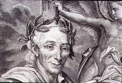Francois Marie Arouet de Voltaire (1694-1778) (gravür) by French School