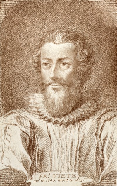 François Viete (1540-1603), Alexandre Saverien (1720-1805) tarafından Histoire des Mathematiciens