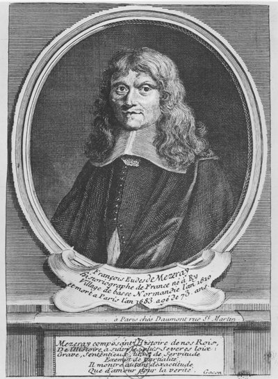 Francois Eudes de Mézeray (gravür) by French School
