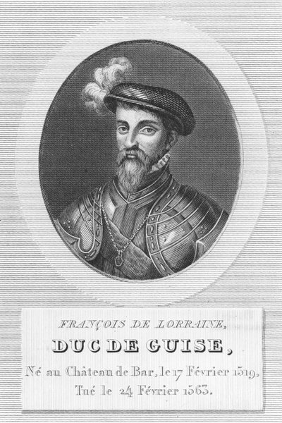 Francois de Lorraine, Guise Dükü (gravür) by French School