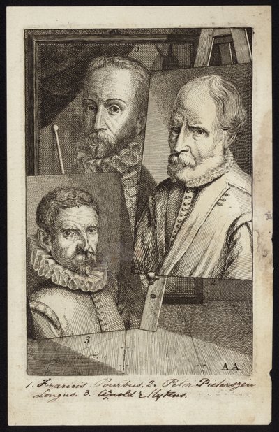 Frans Pourbus, Pieter Pieterszen ve Arnold Mytens by French School