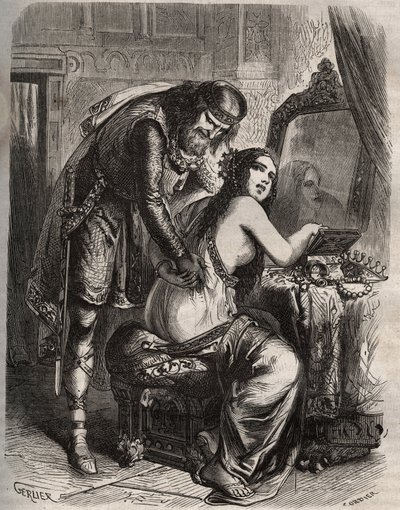 Fredegonde (545-597) kocası Frank Kralı I. Chilperic