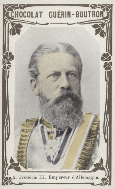 Frederic III, Empereur dAllemagne (renkli fotoğraf) by French School