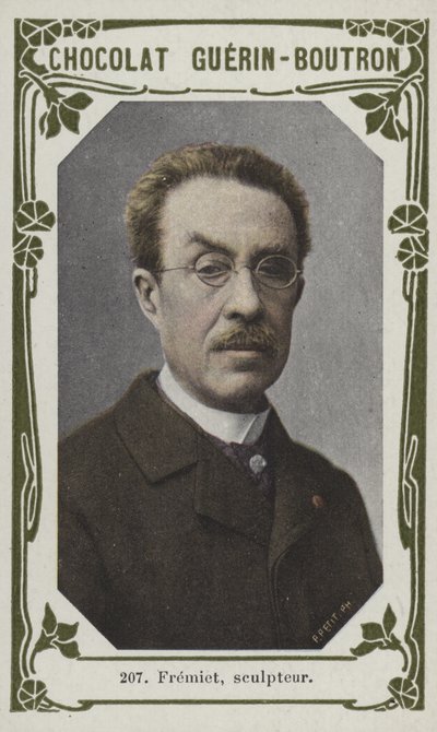 Fremiet, heykeltıraş (renkli fotoğraf) by French School