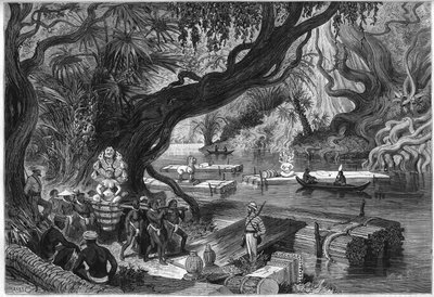 Angkor, Kamboçya kalıntılarına Fransız Delaporte misyonu by French School