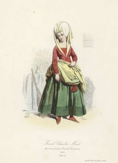 Fransız oda hizmetçisi, 15. yüzyıl by French School