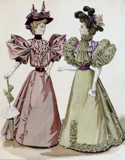 Fransız modası, 1895 by French School