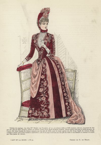 Fransız moda levhası, 1885-86 by French School