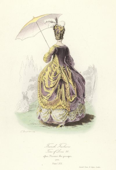 Fransız modası, Louis XVI zamanı by French School