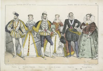 16. ve 17. Yüzyılın Fransız kralları ve kraliçeleri by French School