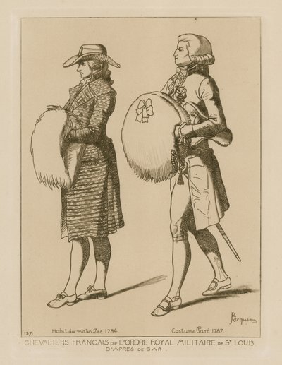 Louis Kraliyet Askeri Düzeninin Fransız şövalyeleri by French School