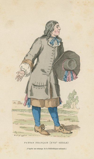 Fransız köylü, 17. yüzyıl by French School
