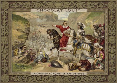 Kardinal Richelieu komutasındaki Fransız birlikleri Suza, Savoy
