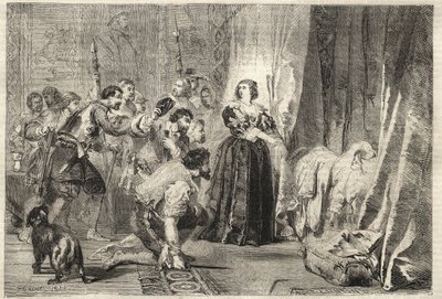 Fronde - Halk kralı görmeyi talep ediyor: Paris, Palais Royal, 9 Şubat 1651 - Fronde: 9 Şubat 1651 gecesi, Palais Royal