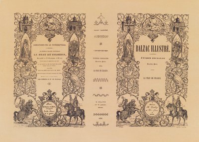 Delloye ve Lecou tarafından Honore de Balzac