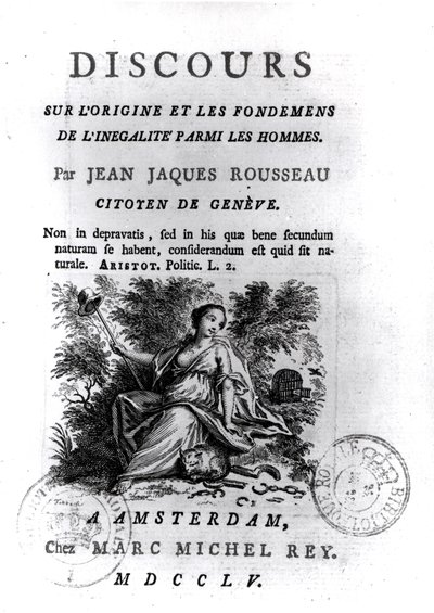 Jean-Jacques Rousseau (1712-78) c.1755