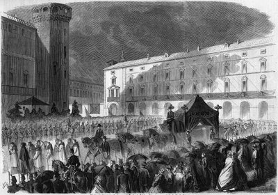Cavour Kontunun Cenazesi, Torino, 7 Haziran 1861: İtalyan politikacı Camillo Benso, Cavour Kontu (1810-1861)