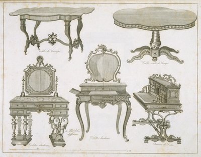 Albüm Dessins de Meubles