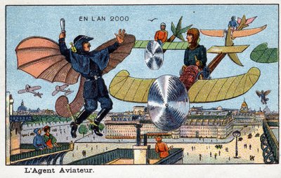 Futuredays: 2000 Yılının Ondokuzuncu Yüzyıl Vizyonu - “” 2000 Yılında” Serisi: The Aviator - Villemard