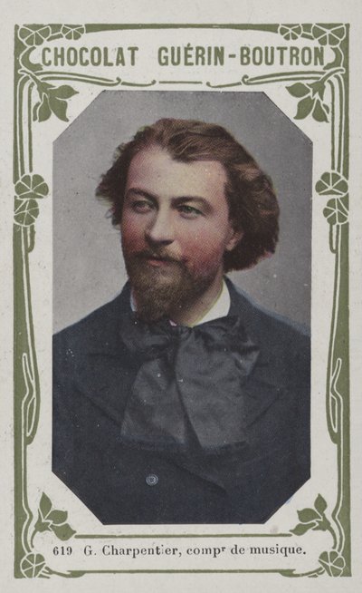 G Charpentier, müzik bestecisi (renkli fotoğraf) by French School