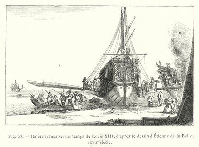 Fransız kadırgası, Louis XIII zamanından; Etienne de la Belle