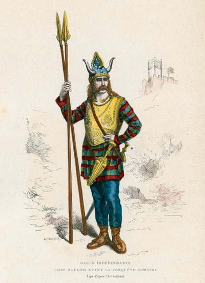Romalıların fethinden önce Galya Şefi by French School