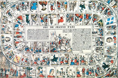 Joan of Arc Oyunu (renkli taş) by French School
