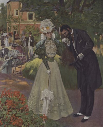 Bahçe partisi. Nisan 1897