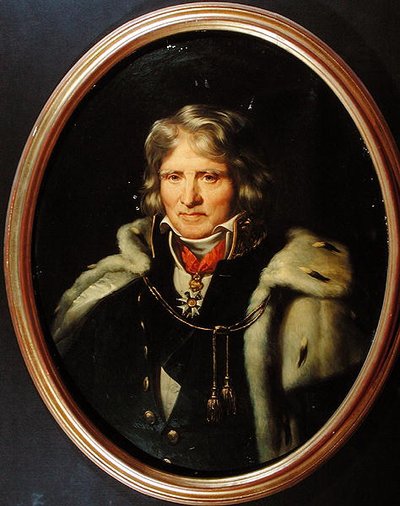 Gaspard Riche (1755-1839) Baron de Prony, 1830 dolayları (tuval üzerine yağlı boya) by French School
