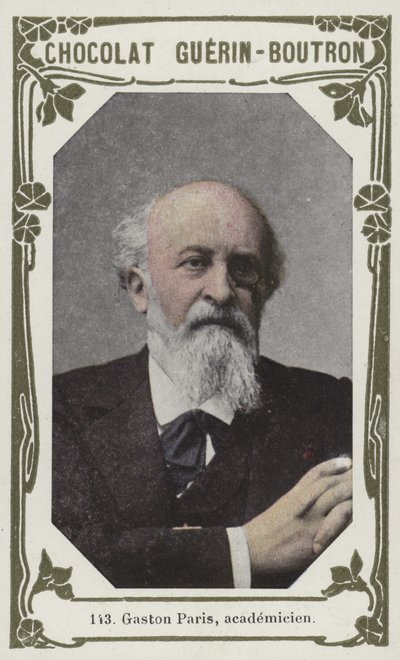 Gaston Paris, akademisyen (renkli fotoğraf) by French School